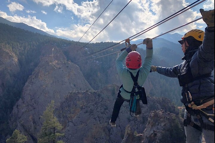 Woods Course Zipline Tour in Seven Falls - Photo 1 of 8